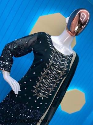 Sacramento Color Heavy Georgette Gharara Suit
