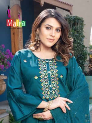 Sanaya Vol 1 By Maira Designer Elegant  Kurti Set with Dupatta 