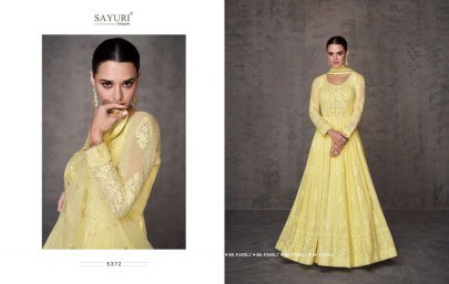 sayuri designer qurbat real georgette gown with embroidered work