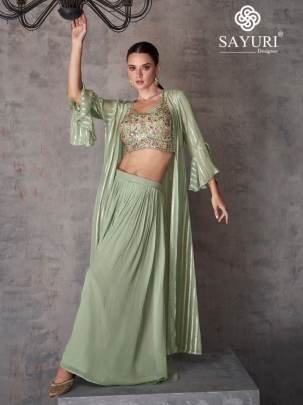 Sayuri Presents Kashvi 5466 Series Indo Western Dress Pista 5468