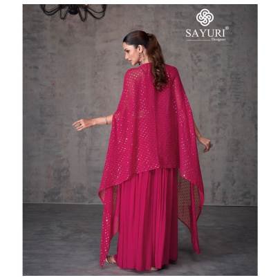Sayuri Presents Kashvi 5466 Series Indo Western Dress Pink 5466