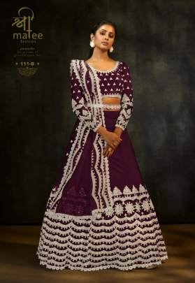 Shreematee Breeze 111 Embroidered with Sequence Thread Work Lehenga 