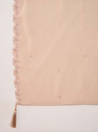 Silk With Lining  Beige Colour Kurti Pant With Dupatta