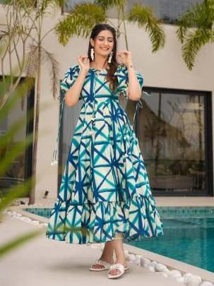 Soft Cotton Western One Piece Dress