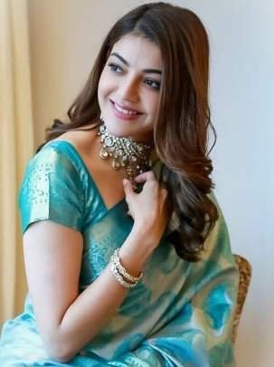 Soft Lichi Silk Sky Blue Saree With Jacquard Border