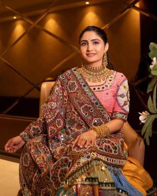 Special Mirror Work Navratri Lehenga Choli
