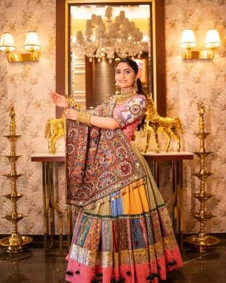 Special Mirror Work Navratri Lehenga Choli