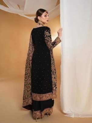 Special Eid Collection Heavy Faux Georgette Pakistani Suits With Palazzo