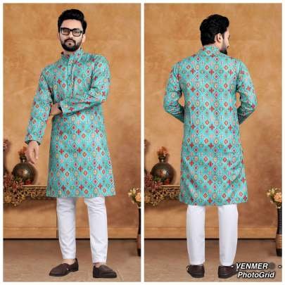 Squence Work Batli Color Kurta Pyjamas