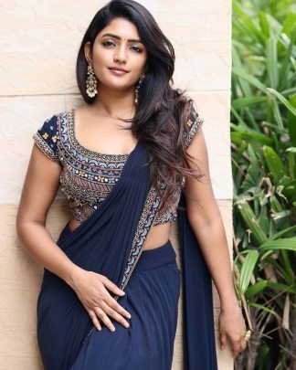 Starry Elegance Ready to Wear Saree with Fully Stitched Blouse