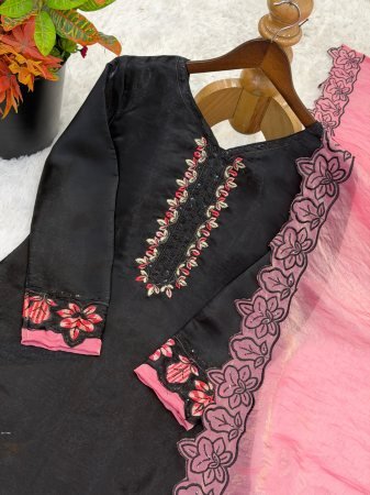 Stunning Silk Kurta Set with Heavy Work for Special Occasions