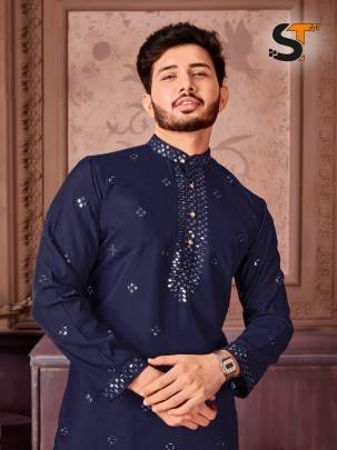 Stylish Blue Kurta with Pyjama for Every Mens