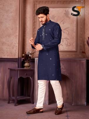 Stylish Blue Kurta with Pyjama for Every Mens