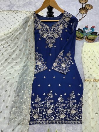 Stylish Designer Embroidered Gharara Set for Women