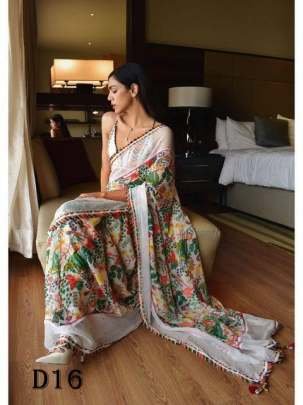 Stylish Georgette Saree with Intricate Floral Patterns