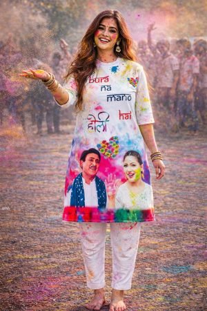 Stylish Holi Special Kurti for Ladies