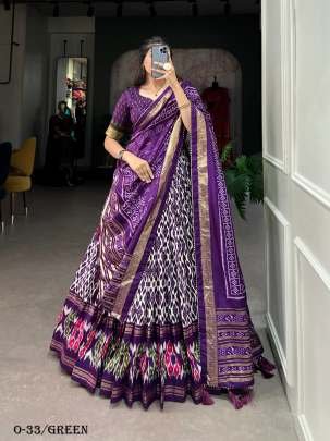 Stylish New Green Lehenga Choli With Dupatta