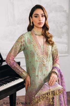 Stylish Pakistani Georgette Printed Mix Colour Palazzo Suit