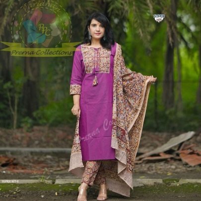 Summer collection Cotton kurti Paired With Pant