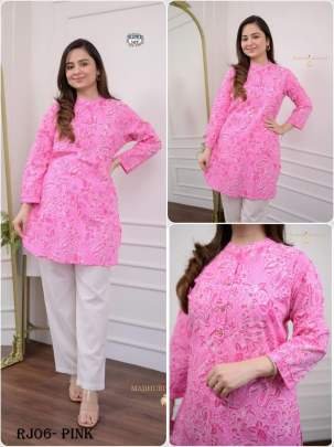 Summer Special Rayon Pink Co Ord Set