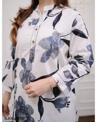 Summer Special Rayon White Co Ord Set