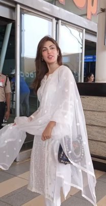 Summer Special White Organza Embroidery Kurti Set