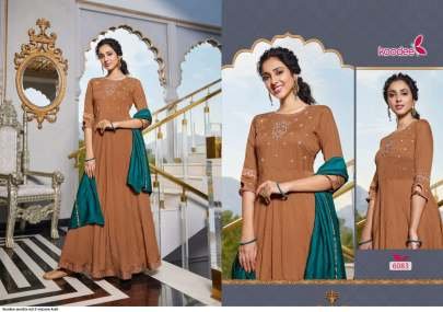 Sundra Vol 3 By Koodee Pure Viscose Embroidery Work Kurtis