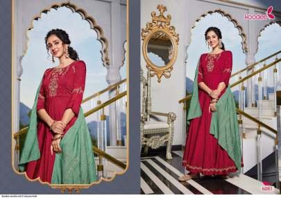 Sundra Vol 3 By Koodee Pure Viscose Embroidery Work Kurtis