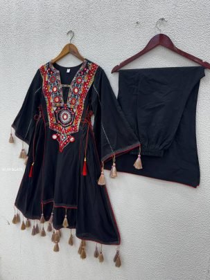 Super Solid Black Plus Size Cord Set