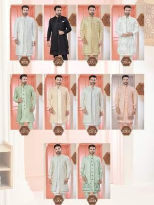 Supper Star Look Pure Silk Indo Western For Gents