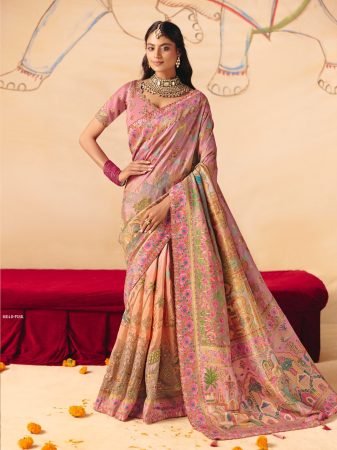 Tathasu Anaara Heritage Dola Silk Saree