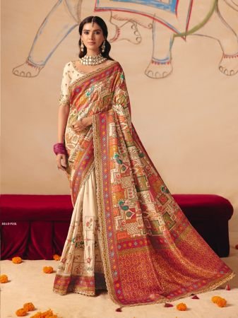 Tathasu By Anaara Handloom Weaving Dola Zari Silk Saree