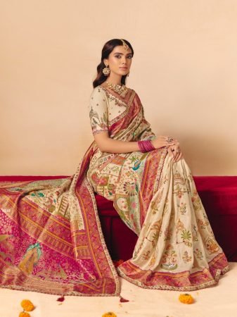 Tathasu Brand Handloom Weaving Saree