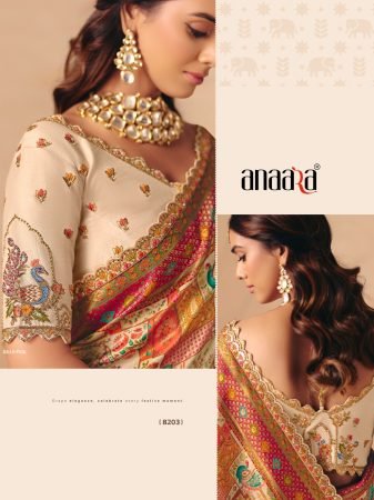 Tathasu By Anaara Handloom Weaving Dola Zari Silk Saree