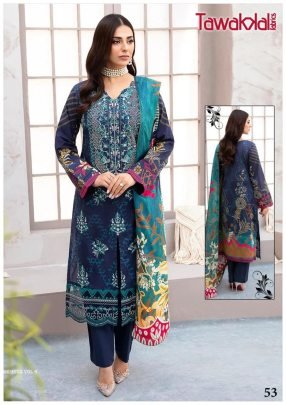 Tawakkal Fabrics Mehroz Luxury Cotton Collection Vol 6 Dress Material From Fab Funda