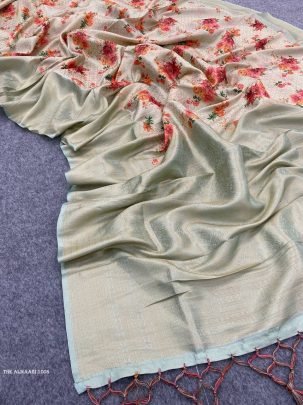 The Almaari 1005 Kuber Pattu Printed Designer Saree