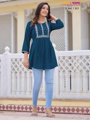Tips And Tops Bubbly Vol 13 Rayon Tunic Top
