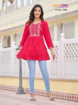 Tips And Tops Bubbly Vol 13 Rayon Tunic Top