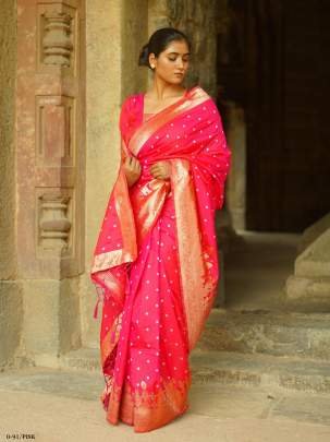 Trending Soft Silk Pink Saree