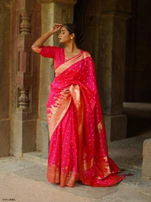 Trending Soft Silk Pink Saree