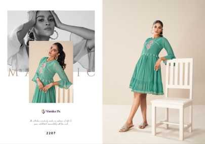 Vamika NX Georgette Designer Tunic Vol 2 by Fab Funda