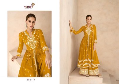 Vamika Present LAKHNAVI VOL 6 Rayon Ready Made Suit