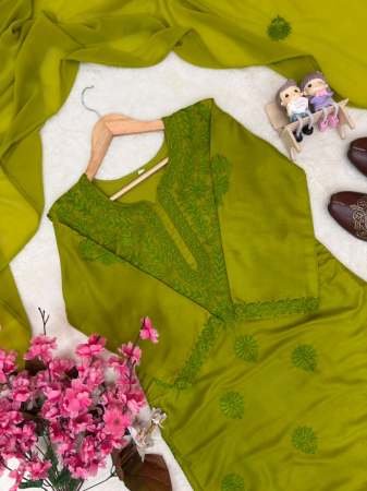 Wedding Mehendi Wear Sharara Suit