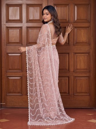 Wedding Special Bidds Work Saree with Blouse
