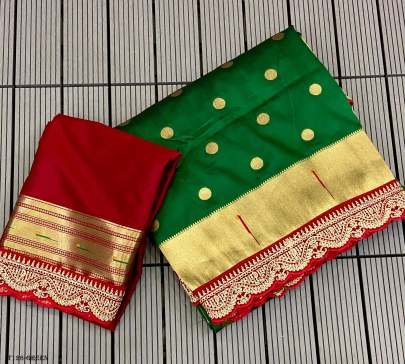 Wedding Wear Kanchi Green Soft Silk Saree For Women Wear