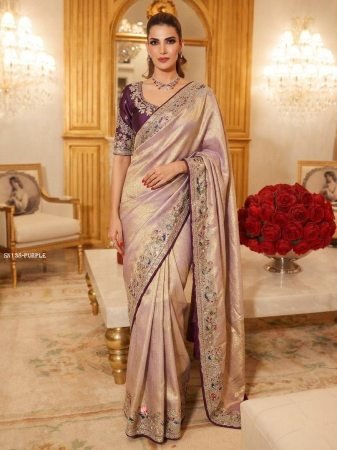 Wedding Wear Pure Kanjivaram Silk Saree For Woman