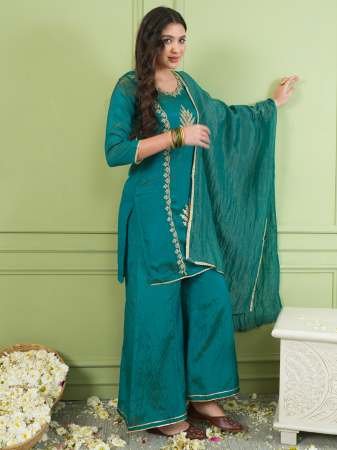 Wedding Wear  Rama Colour Ready Made Suit