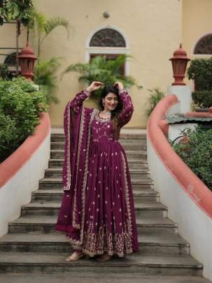 Wine Exclusive Premium Designer Readymade Top Sharara Suits With Fancy Dupatta