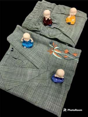 Light Green Linen Co Ord Set For Women