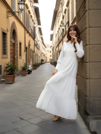 Women Fancy Georgette Long Flare dress